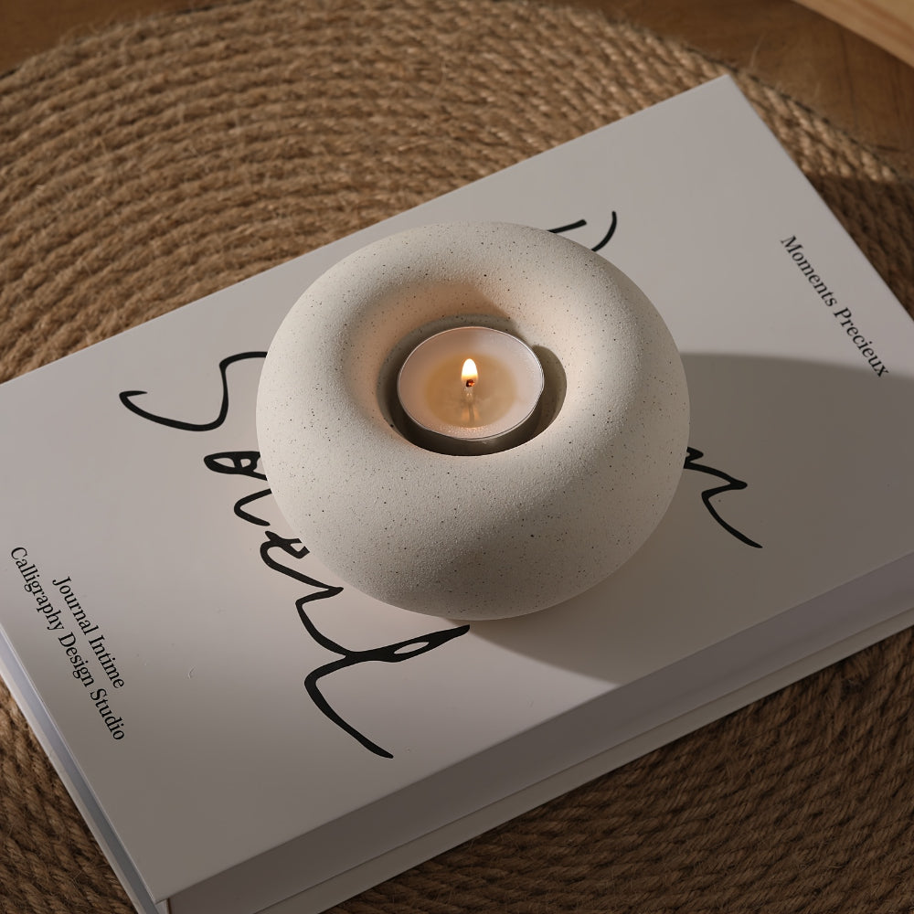 LUNE Ljushållare keramik